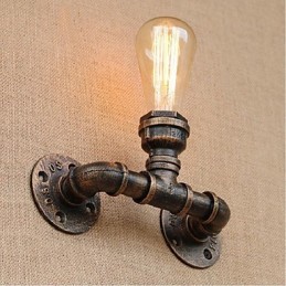 Nostalgie Einfache Wasserpfeife Dekorative Kleine Wandleuchte Wandleuchte