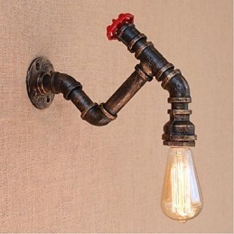 Nostalgie Einfache Wasserpfeife Dekorative Kleine Wandleuchte Wandleuchte