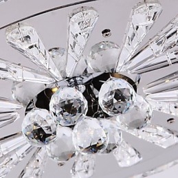 Kristall Flush Mount Moderne Zeitgenössische Wohnzimmer Bett Esszimmer Kinder Metall
