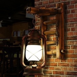 Chinesische Retro-Nostalgie kreative Beleuchtung Petroleumlampe Laternen Wandleuchten Wandleuchte