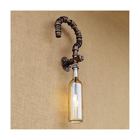 Retro American Village Creative Industry Wind Designer Wasserflasche Wandleuchte Wandleuchte Bernstein Retro American Village Creative Industry Wind Designer Wasserflasche Wandleuchte Wandleuchte Bernstein