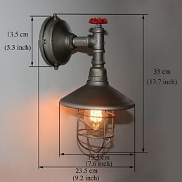 Neu Retro Loft Vintage Industrielle Edison Wand lampe Anhänger Lichter