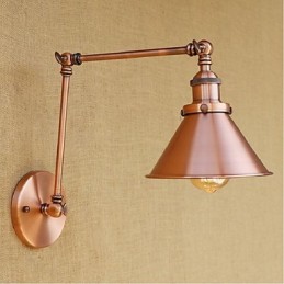 Lange arm Halb rost Retro Kreative Nostalgische Versenkbare Klapp Wandleuchten Wand Licht