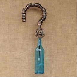 Retro American Village Creative Industry Wind Designer Wasserflasche Wandleuchte Wandleuchte