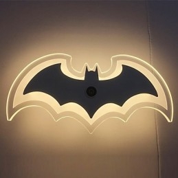 Moderne Acryl Bat Wandleuchte Nachttischlampe Wandleuchten FlurlichterV