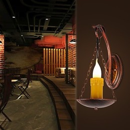 Rustikale Lodge-Malerei-Funktion für Mini-Stil Uplight Wandleuchten Wandleuchte