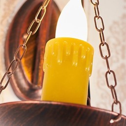 Rustikale Lodge-Malerei-Funktion für Mini-Stil Uplight Wandleuchten Wandleuchte