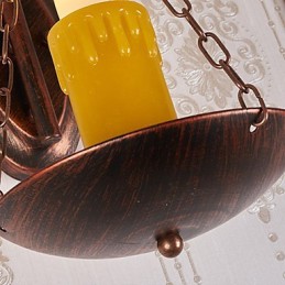 Rustikale Lodge-Malerei-Funktion für Mini-Stil Uplight Wandleuchten Wandleuchte