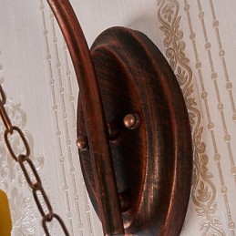 Rustikale Lodge-Malerei-Funktion für Mini-Stil Uplight Wandleuchten Wandleuchte