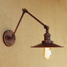 Rustikale Lodge Country Retro Malerei Feature für Mini-Stil Swing Arm Ambient Light Swing