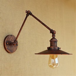 Rustikale Lodge Country Retro Malerei Feature für Mini-Stil Swing Arm Ambient Light Swing