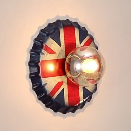 Traditionelle klassische rustikale Lodge Country-Malerei-Funktion für Mini-Stil Umgebungslicht Wandleuchten Wandleuchte