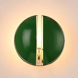 Moderne zeitgenössische Vintage-Malerei-Funktion für Mini-Stil Uplight Wandleuchten Wandleuchte