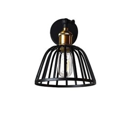 Licht lackiertem Stahl Wandleuchte dumm schwarz amerikanischen Kaffee Dekoration Retro Wandleuchte Lichtschwert Lampe an der Wand