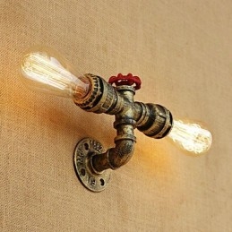 Country Retro Painting Feature für Mini Style Ambient Light Wandleuchten Wandleuchte
