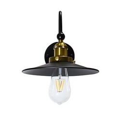 Wandleuchte Wandleuchten Wand Eisen Wandlampe dumme schwarze Lichtschwertlampe an der Wand