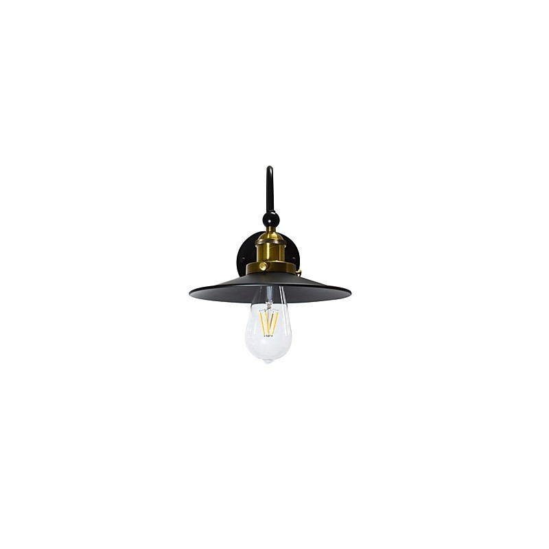 Wandleuchte Wandleuchten Wand Eisen Wandlampe dumme schwarze Lichtschwertlampe an der Wand