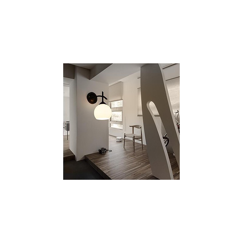 Modernes, zeitgenössisches Landhaus-Gemälde für die Augenschutzwand im Mini-Stil mit Umgebungslicht