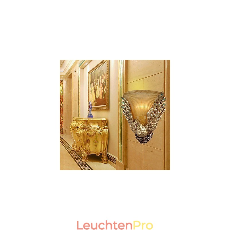 Modernes zeitgenössisches traditionelles klassisches rustikales Lodge-Malerei-Feature für Crystal Mini Style Ambient
