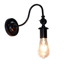Light Buzz Wand Eisen Wandlampe Dumme schwarze Lichtschwertlampe an der Wand