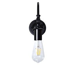 Light Buzz Wand Eisen Wandlampe Dumme schwarze Lichtschwertlampe an der Wand