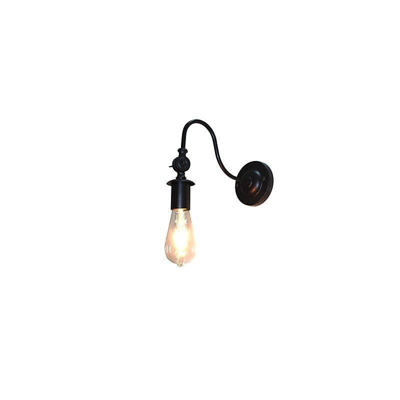Light Buzz Wand Eisen Wandlampe Dumme schwarze Lichtschwertlampe an der Wand