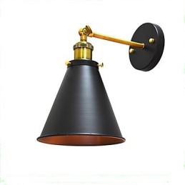 Light Buzz Paint Einzelwand Eisen Wandleuchte Dumme schwarze Lichtschwertlampe an der Wand