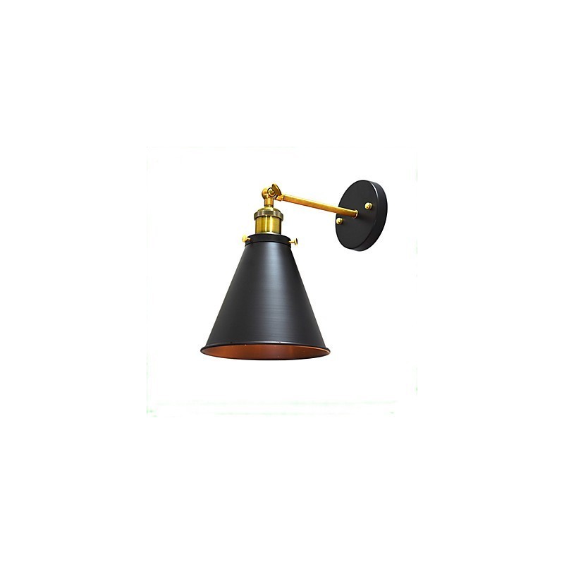 Light Buzz Paint Einzelwand Eisen Wandleuchte Dumme schwarze Lichtschwertlampe an der Wand