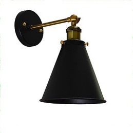 Light Buzz Paint Einzelwand Eisen Wandleuchte Dumme schwarze Lichtschwertlampe an der Wand
