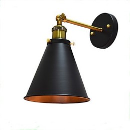 Light Buzz Paint Einzelwand Eisen Wandleuchte Dumme schwarze Lichtschwertlampe an der Wand