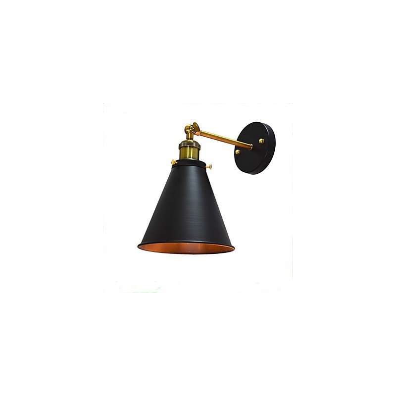 Light Buzz Paint Einzelwand Eisen Wandleuchte Dumme schwarze Lichtschwertlampe an der Wand