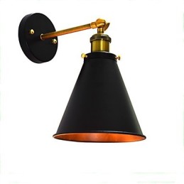 Light Buzz Paint Einzelwand Eisen Wandleuchte Dumme schwarze Lichtschwertlampe an der Wand