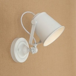 Wandleuchte, Wandlampe, Retro-Landhausstil, verstellbar, Schwenkarm, Augenschutz