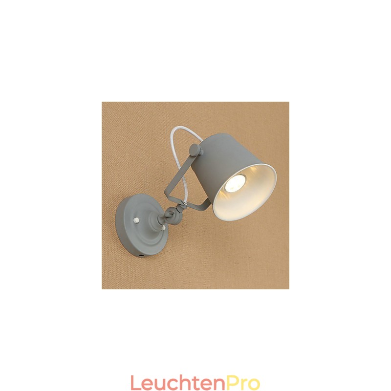Wandleuchte, Wandlampe, Retro-Landhausstil, verstellbar, Schwenkarm, Augenschutz