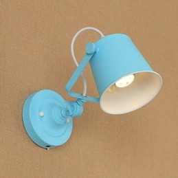 Wandleuchte, Wandlampe, Retro-Landhausstil, verstellbar, Schwenkarm, Augenschutz