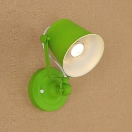 Wandleuchte, Wandlampe, Retro-Landhausstil, verstellbar, Schwenkarm, Augenschutz
