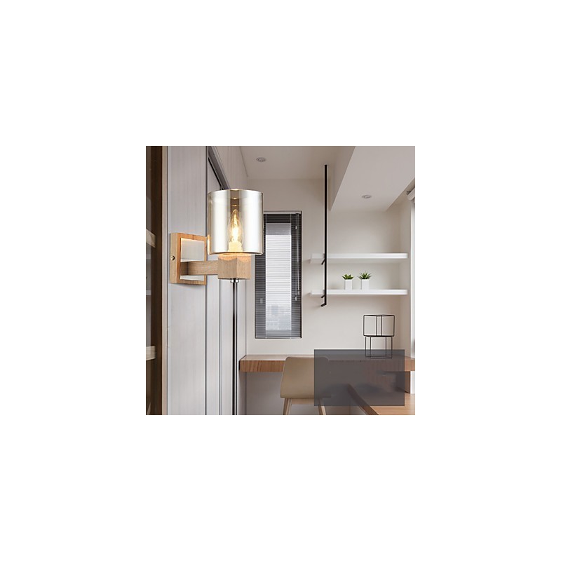 Moderne zeitgenössische Schwarzoxid-Finish-Funktion für Uplight-Wandleuchten Wandleuchte