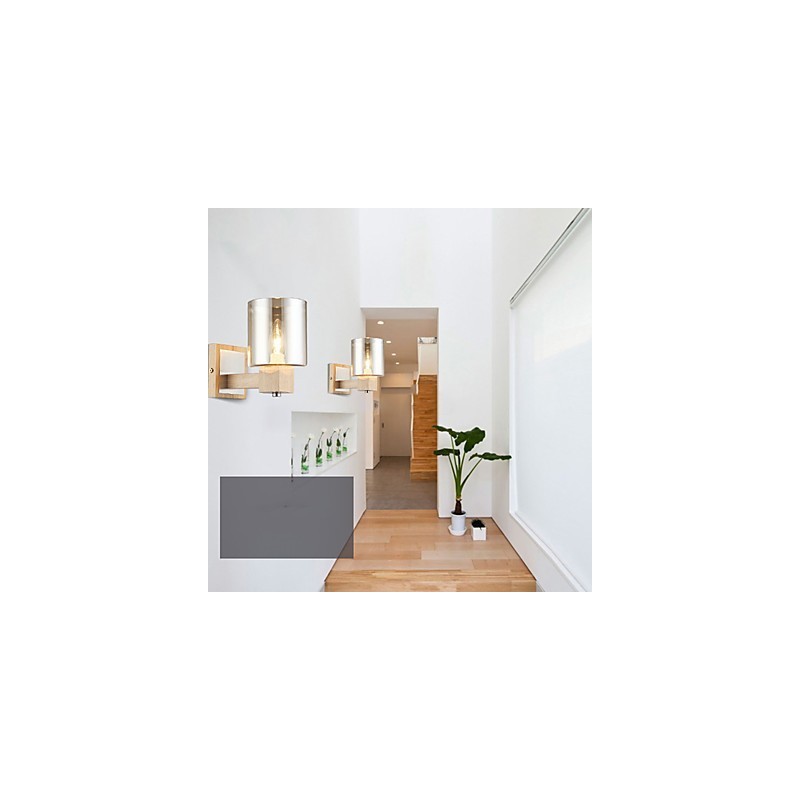 Moderne zeitgenössische Schwarzoxid-Finish-Funktion für Uplight-Wandleuchten Wandleuchte