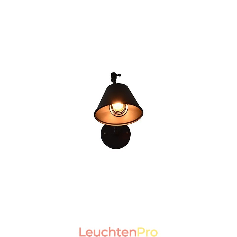 Wandleuchte Wandleuchten Wand Eisen Wandlampe dumm schwarz Lichtschwert Lampe an der Wand