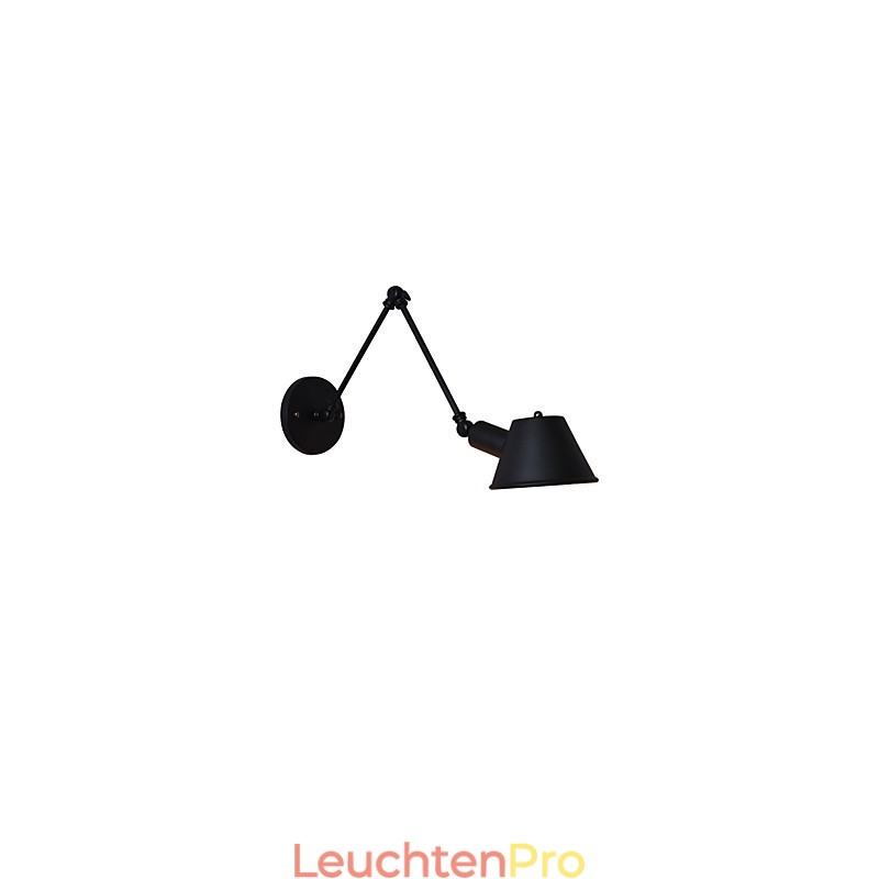 Wandleuchte Wandleuchten Wand Eisen Wandlampe dumm schwarz Lichtschwert Lampe an der Wand