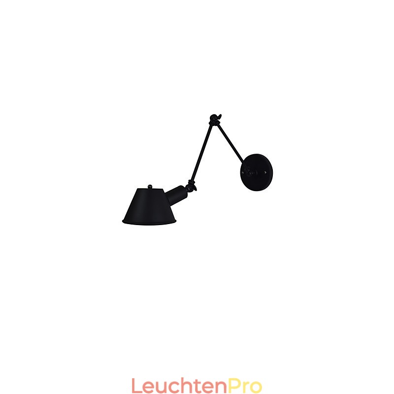 Wandleuchte Wandleuchten Wand Eisen Wandlampe dumm schwarz Lichtschwert Lampe an der Wand