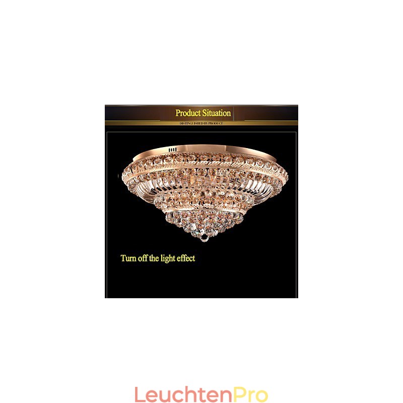 Moderne Luxus Kristall Deckenleuchte Absorbieren Kuppel Licht Durchmesser 60CM