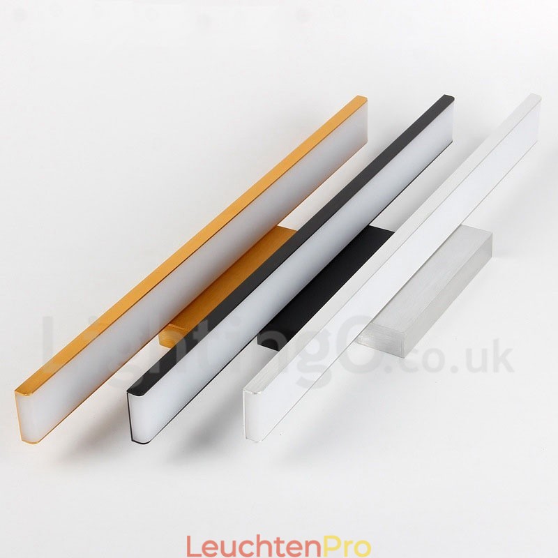IPMirror Lampe Badezimmerleuchten Aluminiummaterialien und Acryl Wandleuchten Make-up Beleuchtung