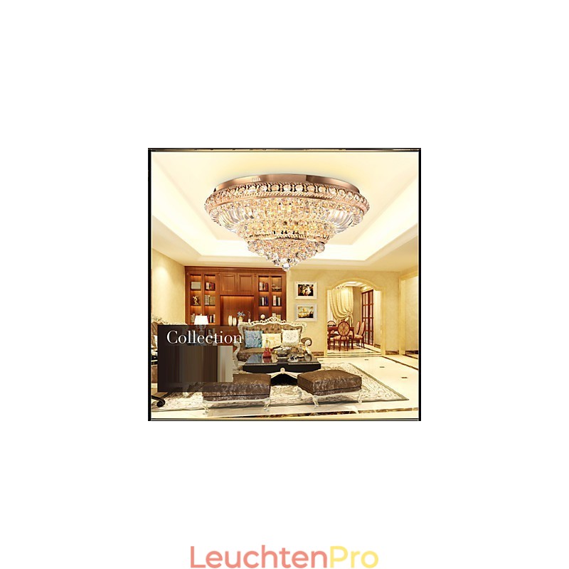 Moderne Luxus Kristall Deckenleuchte Absorbieren Kuppel Licht Durchmesser 60CM