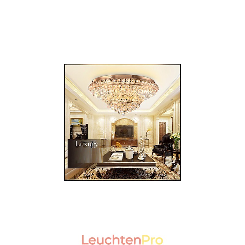 Moderne Luxus Kristall Deckenleuchte Absorbieren Kuppel Licht Durchmesser 60CM
