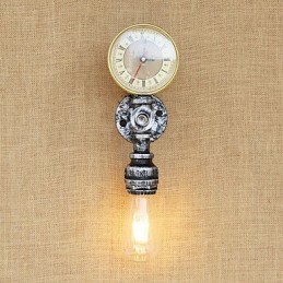 Einfache Country Retro-Malerei-Funktion für Mini-Stil Umgebungslicht Wandleuchten Wandleuchte