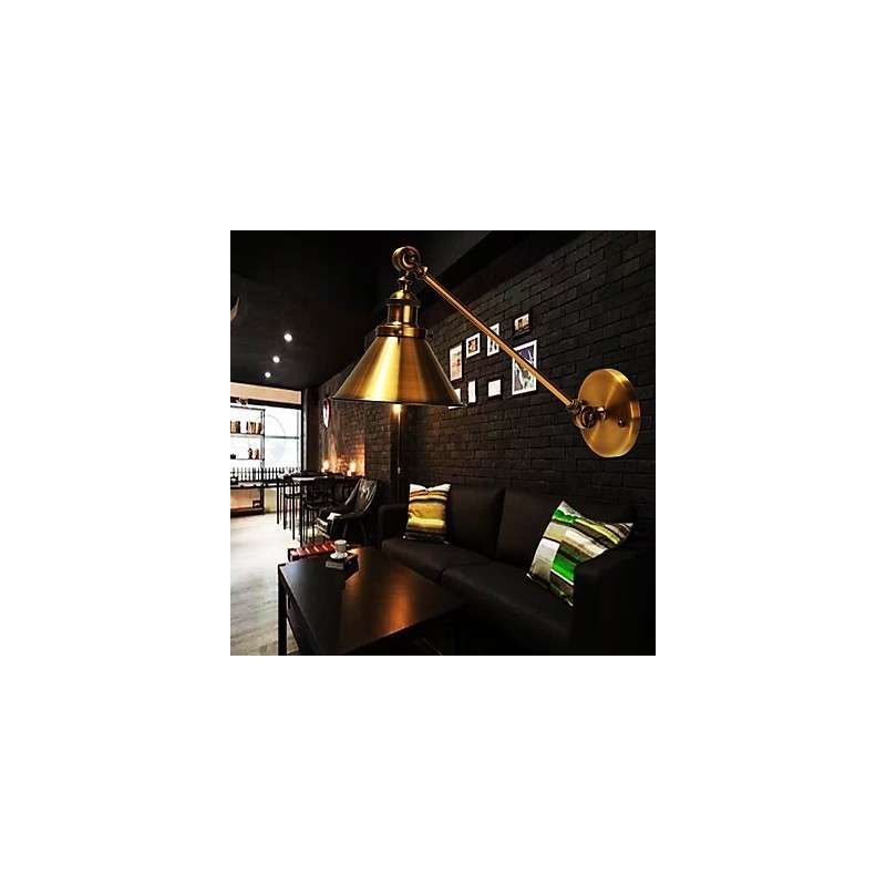 Vintage Metall Wandleuchte montiert Retro Industrielle Wandleuchte Lampe Schatten einstellbare Nacht Beleuchtung Vorrichtungen