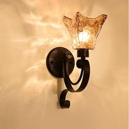 Wandleuchte Einfache Wohnzimmerleuchte Eisen Dekorative Schlafzimmer Nachttischlampe Flurlampe