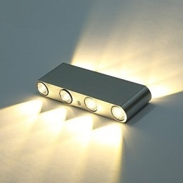 Moderne Wand Leuchte Leuchte Innen Flur Wand Lampe Aluminium Dekorative Beleuchtung Integrierte