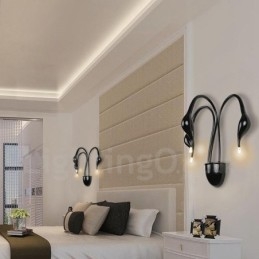 Schwanenkopf Moderne zeitgenössische Multi Farben Umgebungslicht Wandleuchten Wandleuchte